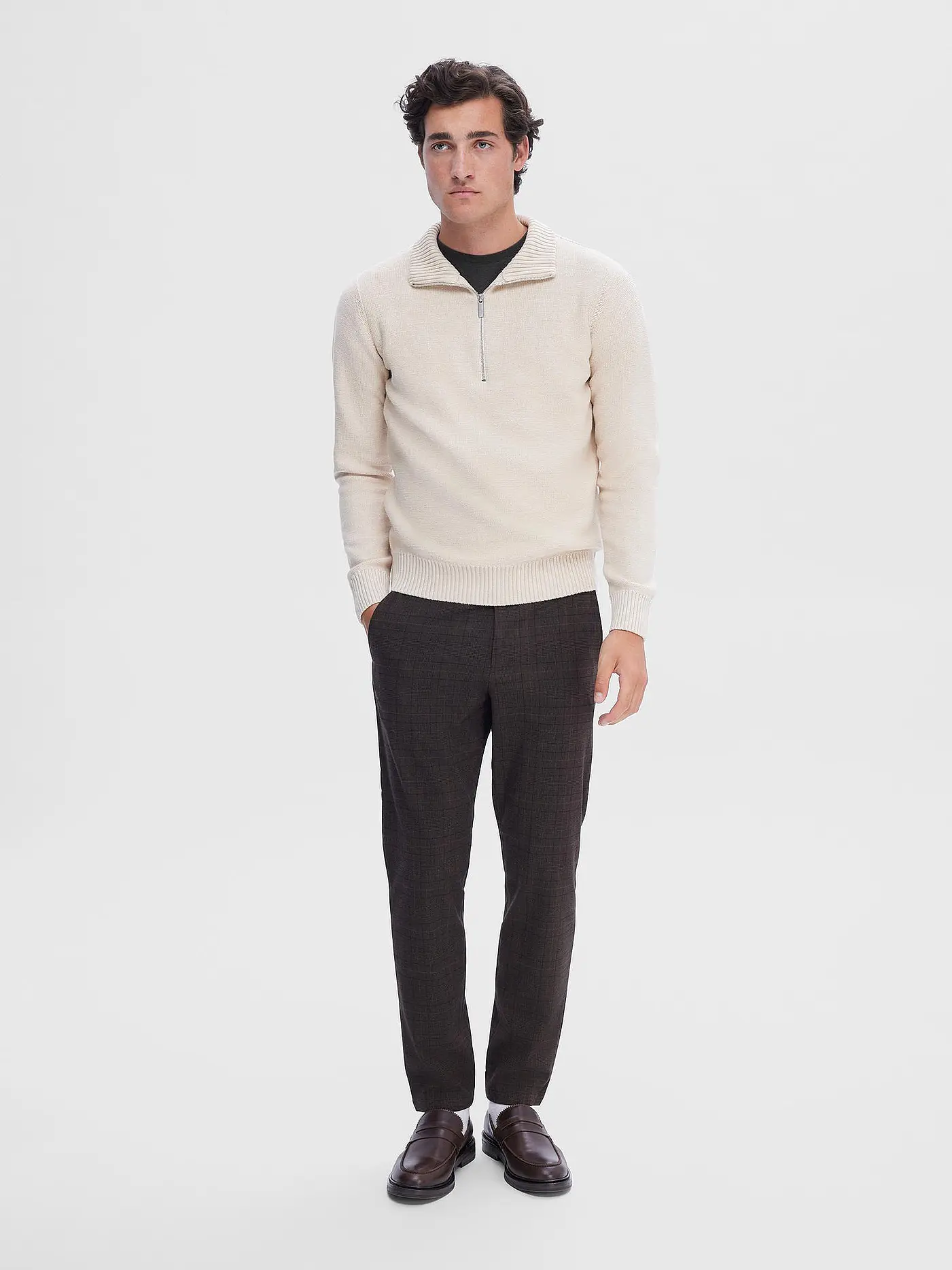 SELECTED | Troyerpullover SLHAXEL | beige